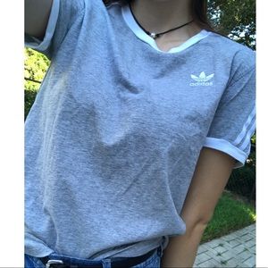 Adidas Trefoil Grey Tee
